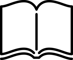 Open Magazine Simple Line Art Svg, Free Vectors File